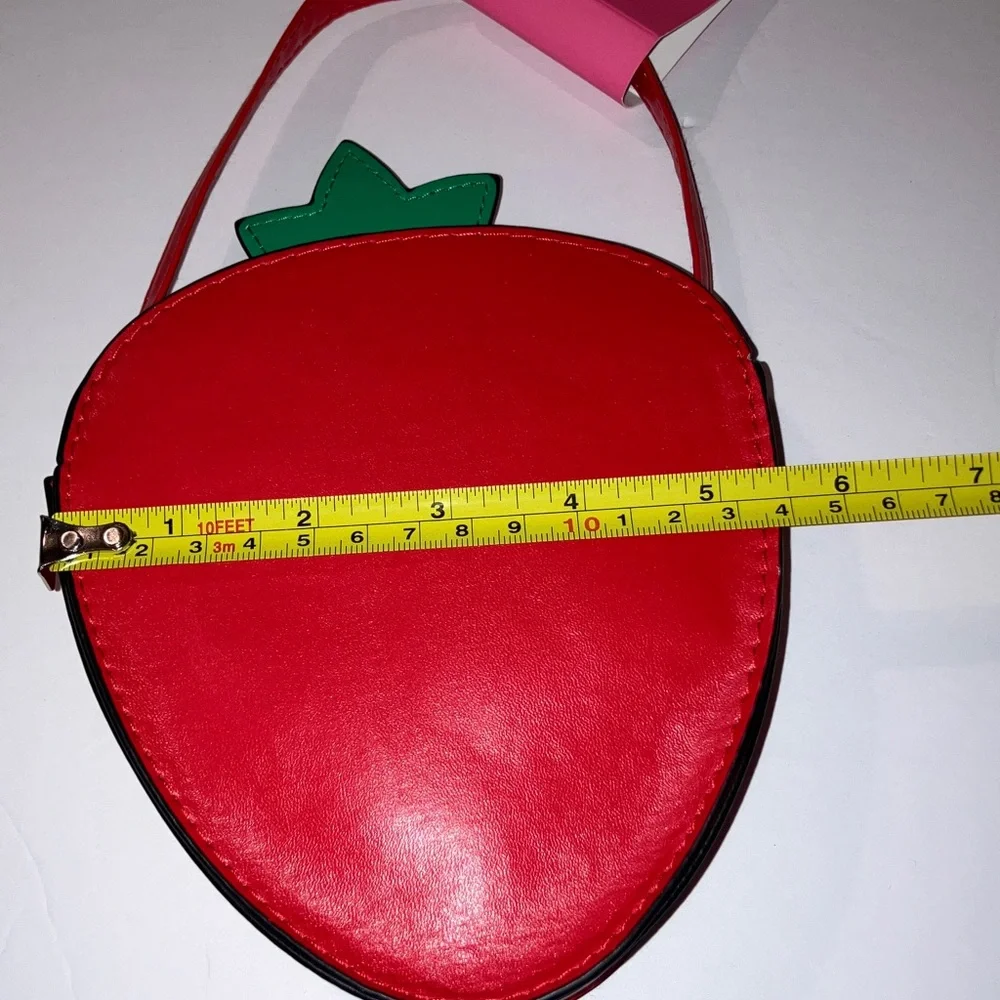 Isaac Mizrahi Red and Green Strawberry Kids Small Bag‎